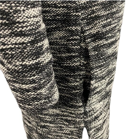 14th & UNION Black & White V-Neck Knit Tunic Top M - Picture 5 of 11